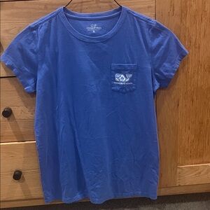 Vineyard Vines Short Sleeve Pocket Tee in Blue